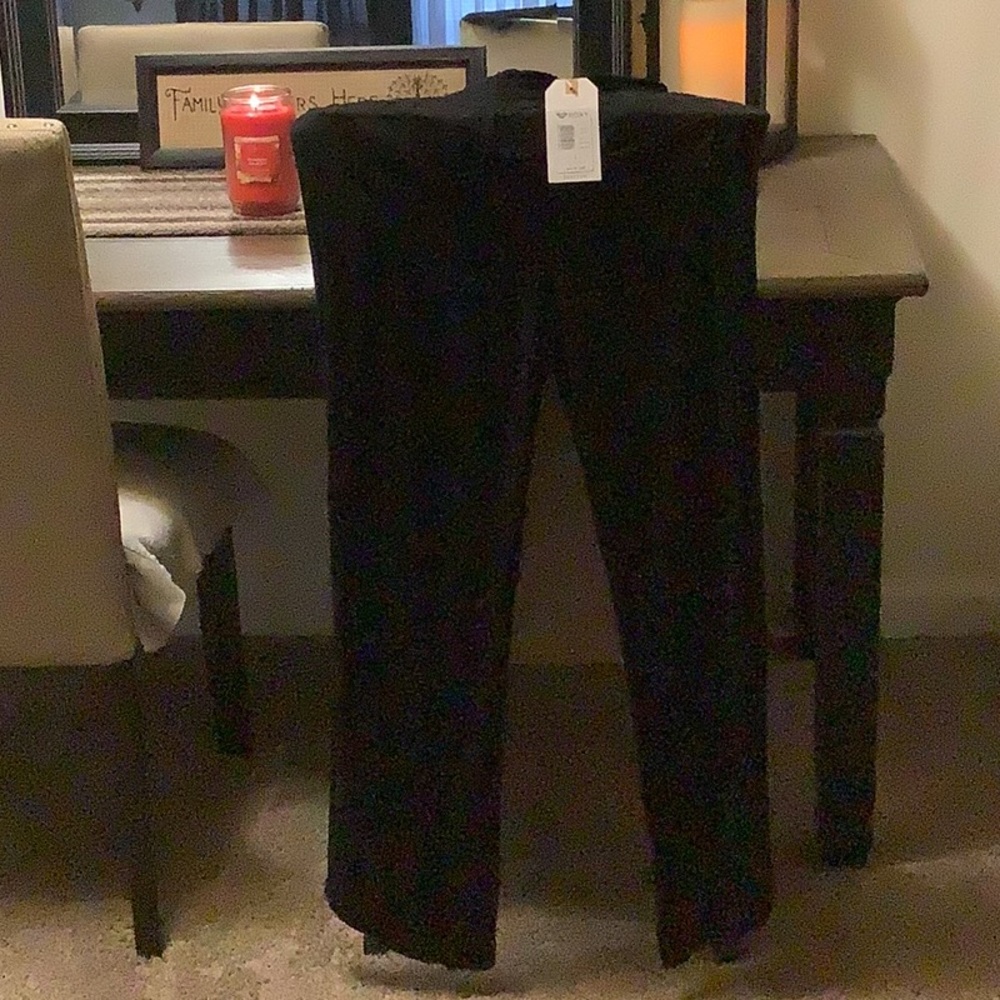 Roxy linen beach pants black S